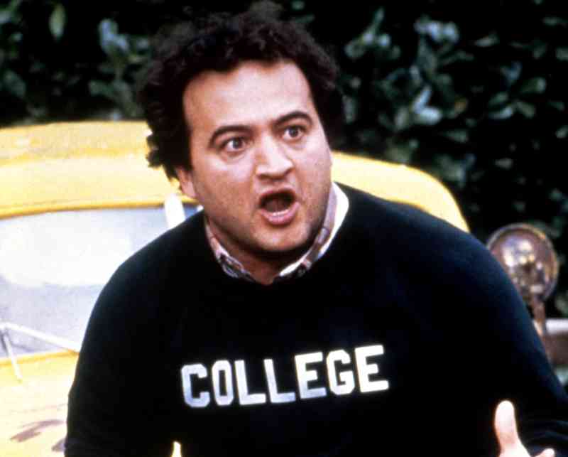 Cookie Monster meets Harpo Marx: Belushi en Animal House